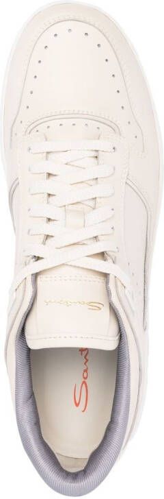 Santoni Low-top sneakers Beige