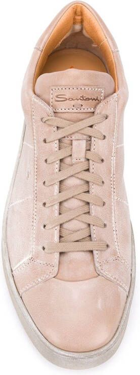 Santoni Low-top sneakers Beige