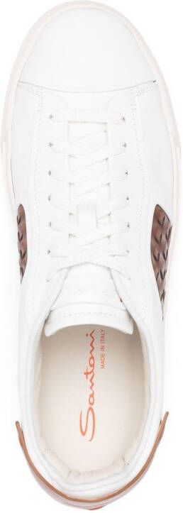 Santoni Low-top sneakers Wit