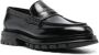 Santoni Leren loafers Zwart - Thumbnail 2