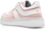 Santoni Leren sneakers Roze - Thumbnail 3