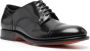 Santoni Lakleren Oxford schoenen Zwart - Thumbnail 2