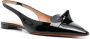Santoni Slingback schoenen van lakleer Zwart - Thumbnail 2