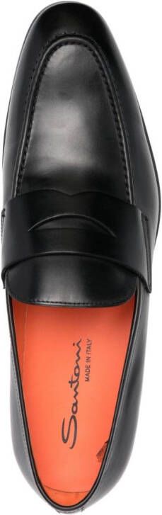 Santoni Penny loafers Zwart