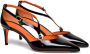 Santoni Pumps met puntige neus Zwart - Thumbnail 2