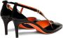 Santoni Pumps met puntige neus Zwart - Thumbnail 3