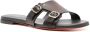 Santoni Sandalen met dubbele gesp Bruin - Thumbnail 2