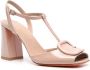 Santoni Sandalen met open neus Roze - Thumbnail 2