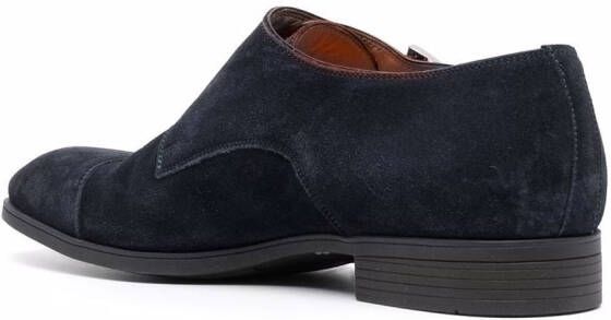 Santoni Schoenen met dubbele gesp Blauw