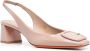 Santoni Slingback pumps Roze - Thumbnail 2