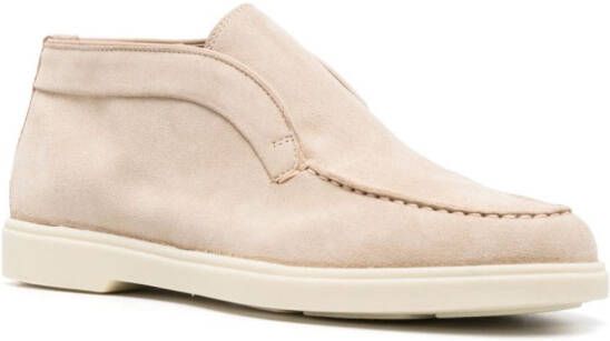 Santoni Slip-on loafers Beige