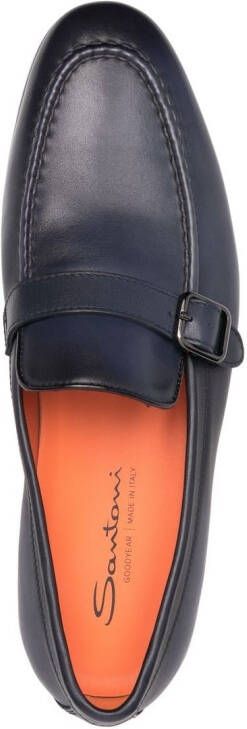 Santoni Slip-on loafers Blauw