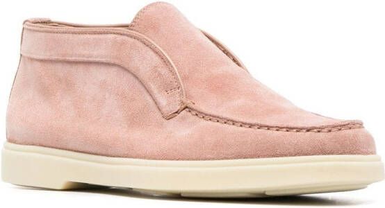 Santoni Slip-on loafers Roze