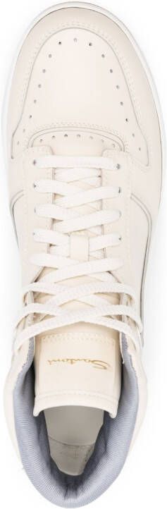 Santoni Sneak-Air high-top sneakers Beige