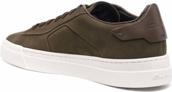 Santoni Sneakers met logopatch Groen