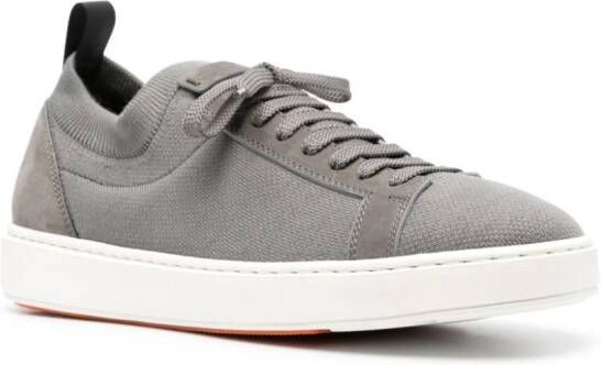 Santoni Sneakers met ronde neus Groen