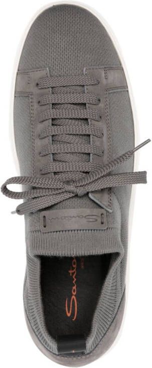 Santoni Sneakers met ronde neus Groen