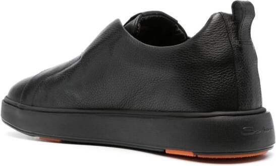 Santoni Sneakers met ronde neus Zwart