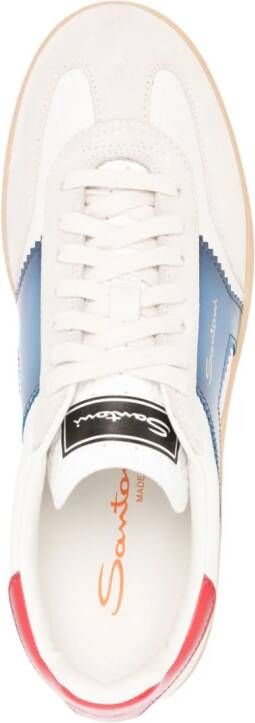 Santoni Sneakers met vlakken Beige