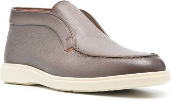 Santoni Suède desert laarzen Grijs