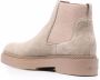 Santoni Suède enkellaarzen Beige - Thumbnail 3