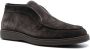 Santoni Suède enkellaarzen Bruin - Thumbnail 2