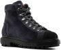 Santoni Suède veterlaarzen Blauw - Thumbnail 2