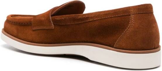 Santoni Suède loafers Bruin