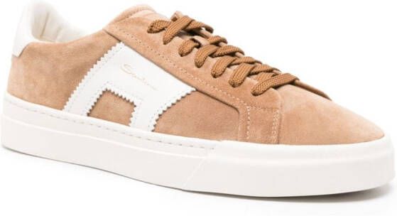 Santoni Suède sneakers Beige