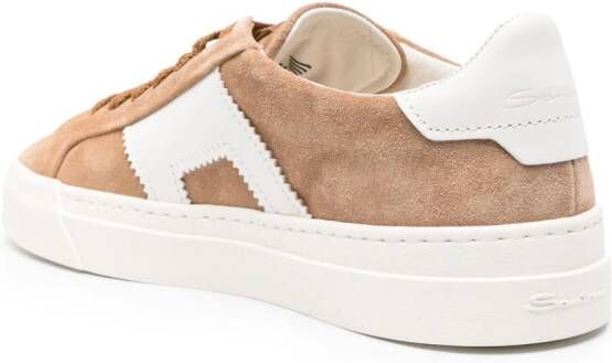 Santoni Suède sneakers Beige