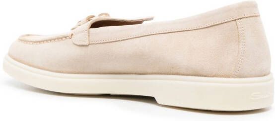 Santoni Loafers met kwastje Beige