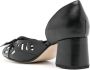 Sarah Chofakian Adrienne 45 mm leren pumps Zwart - Thumbnail 3