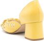 Sarah Chofakian Adrienne leren pumps Geel - Thumbnail 3