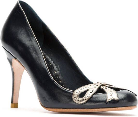 Sarah Chofakian Audrey pumps Zwart