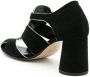 Sarah Chofakian Austin uitgesneden sandalen Zwart - Thumbnail 3