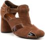 Sarah Chofakian Austin uitgesneden sandalen Bruin - Thumbnail 2