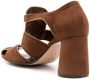 Sarah Chofakian Austin uitgesneden sandalen Bruin - Thumbnail 3