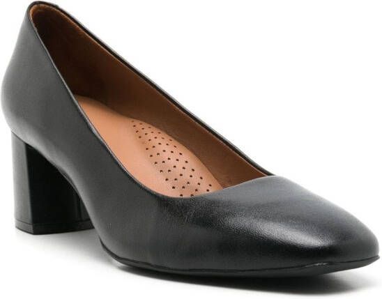 Sarah Chofakian Beauvoir leren pumps Zwart