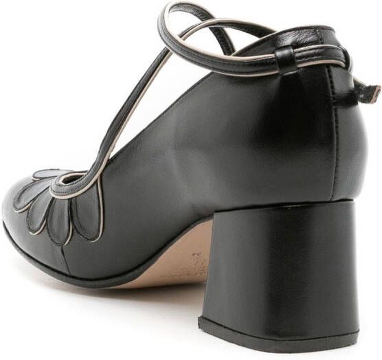 Sarah Chofakian Belis pumps met gesp Zwart