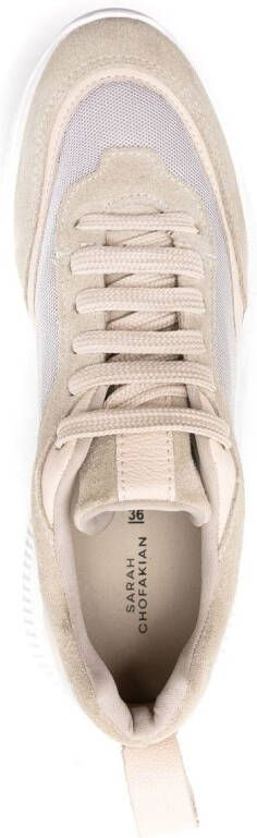 Sarah Chofakian Bell low-top sneakers Beige