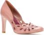 Sarah Chofakian Belle Epoque leren pumps Roze - Thumbnail 2