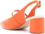 Sarah Chofakian Bertha pumps met puntige neus Oranje - Thumbnail 3