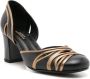 Sarah Chofakian Brive leren pumps Zwart - Thumbnail 2