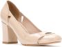 Sarah Chofakian Bruxelas lakleren pumps Beige - Thumbnail 2