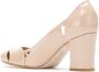 Sarah Chofakian Bruxelas lakleren pumps Beige - Thumbnail 3