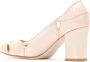 Sarah Chofakian Bruxelas lakleren pumps Beige - Thumbnail 3