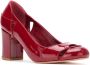 Sarah Chofakian Bruxelas lakleren pumps Rood - Thumbnail 2