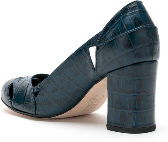 Sarah Chofakian Bruxelas leren pumps Blauw