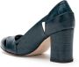 Sarah Chofakian Bruxelas leren pumps Blauw - Thumbnail 3