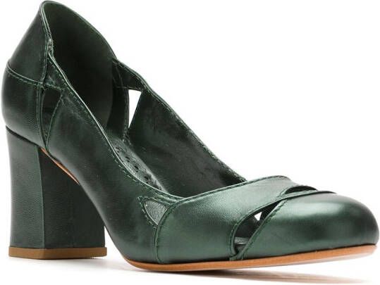 Sarah Chofakian Bruxelas leren pumps Groen